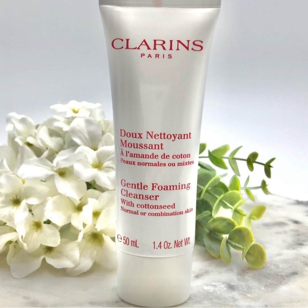 Clarins Gentle Foaming Cleanser - White